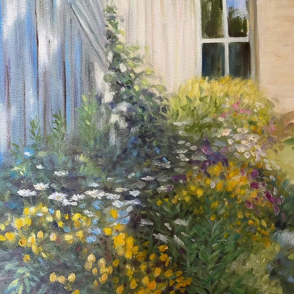 Original painting Window to the Garden by Canadian Artist Elizabeth Sander - Picture 1 of 2
